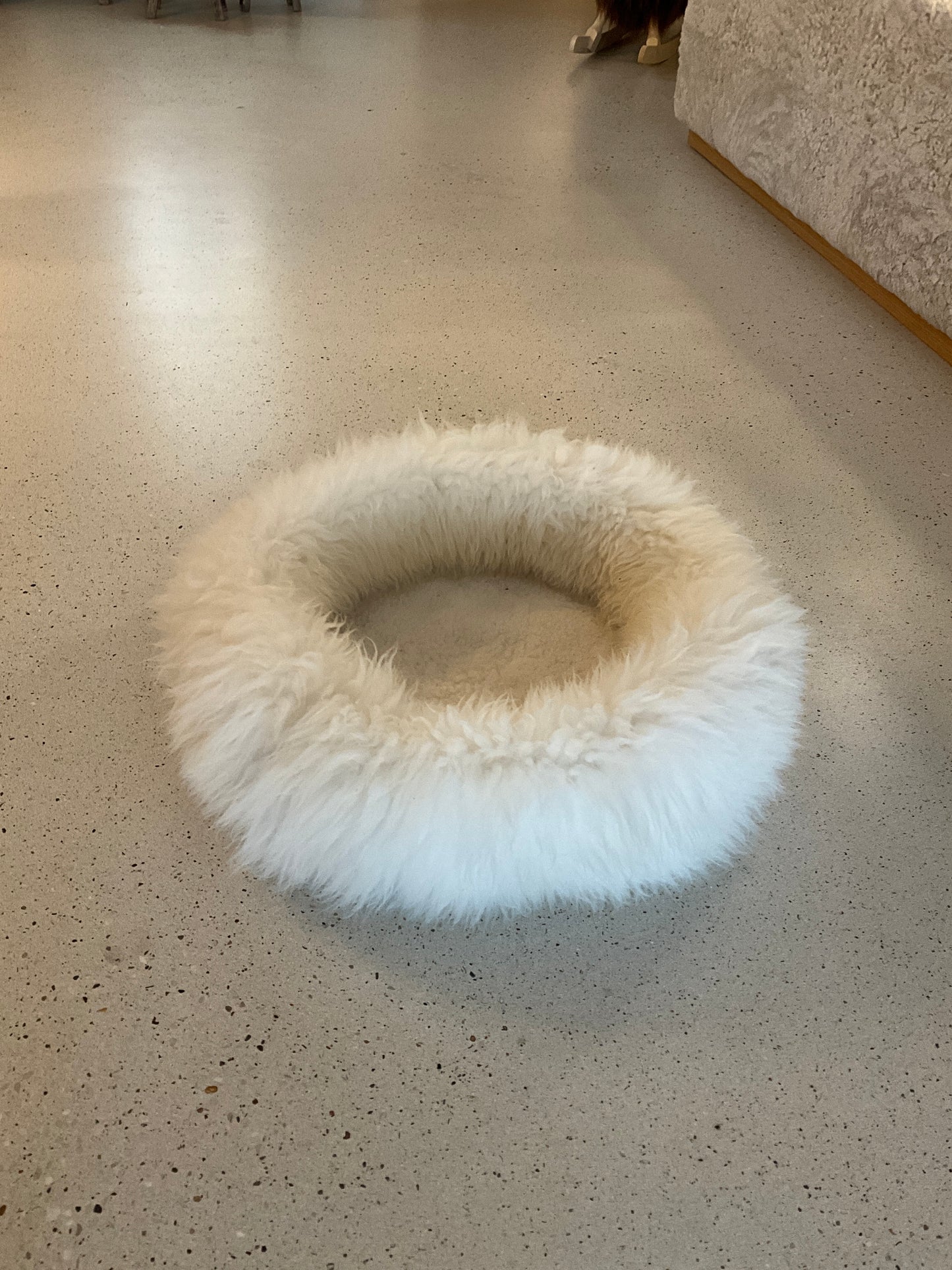 Dierenmand van schapenvacht
