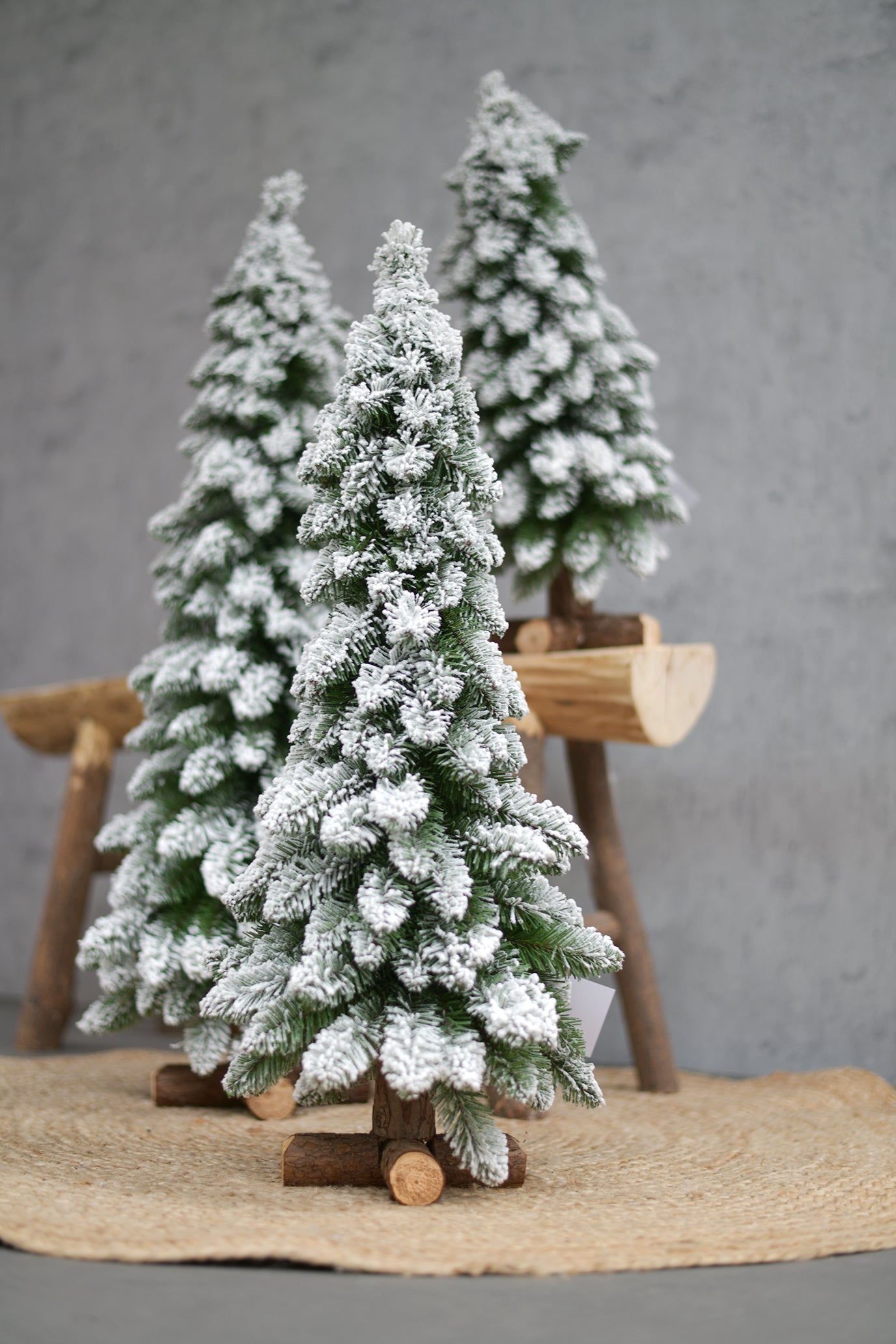 Kerstboom met sneeuw - Downswept