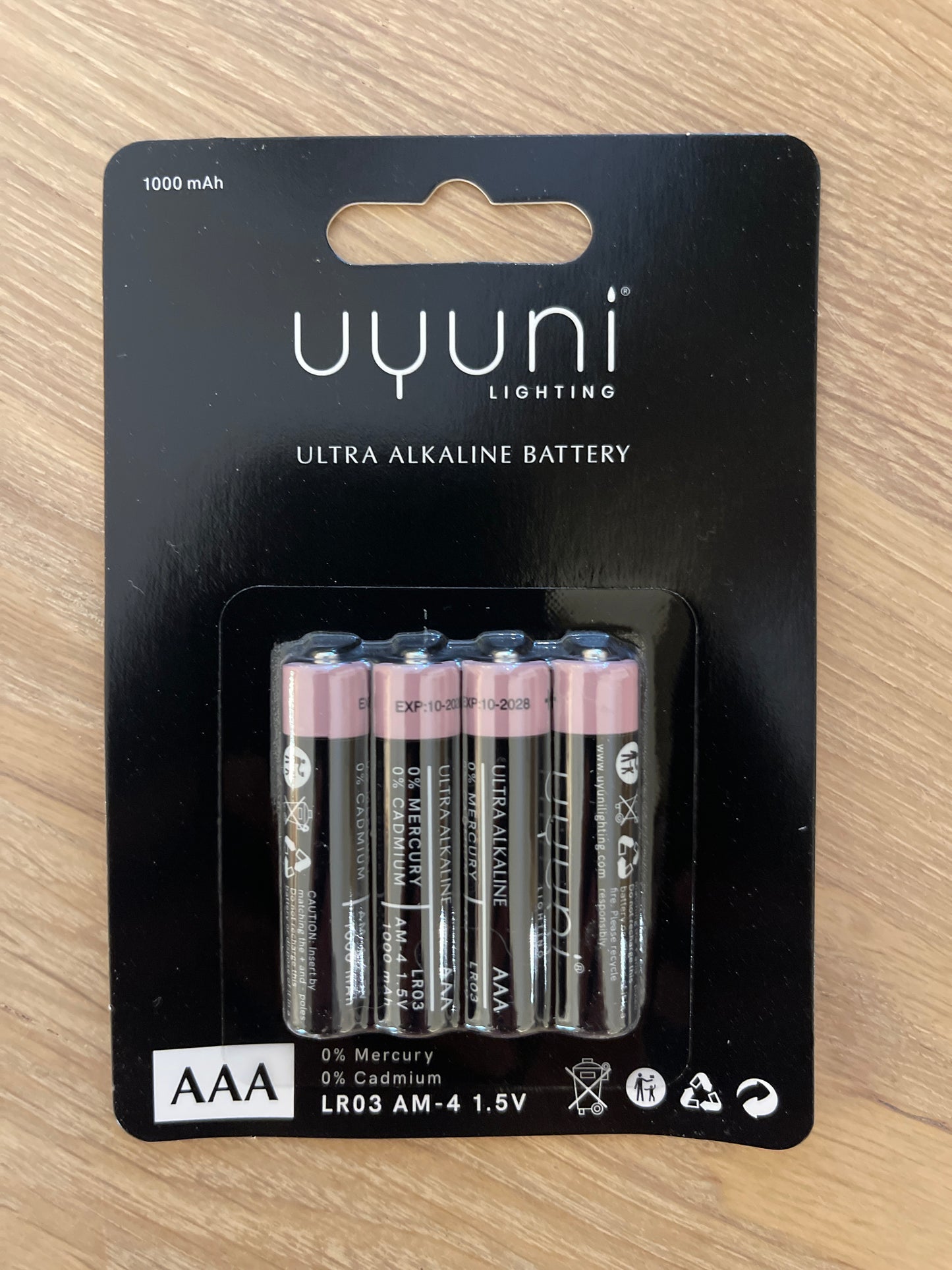 Batterijen AAA