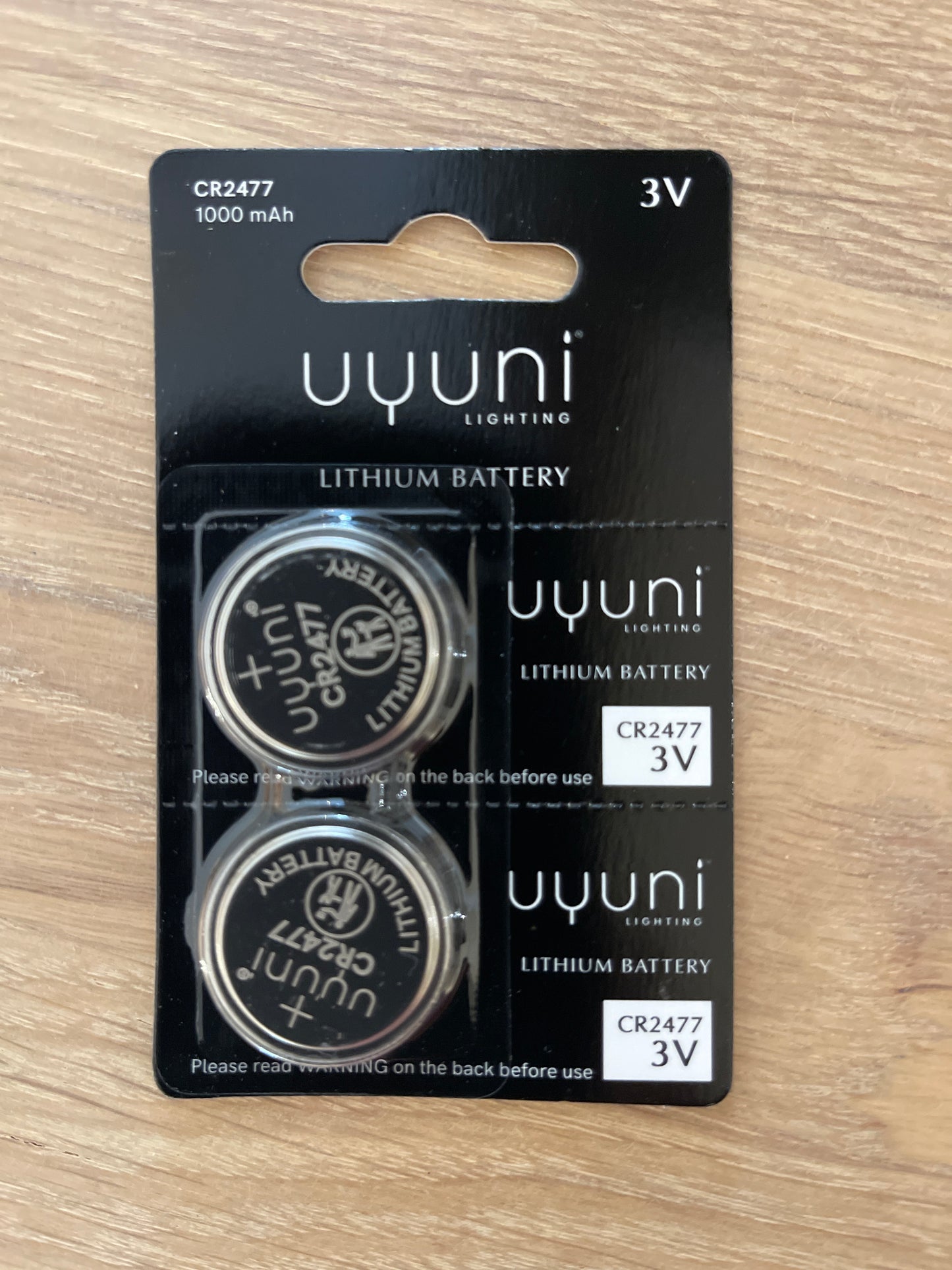 Batterijen CR2477