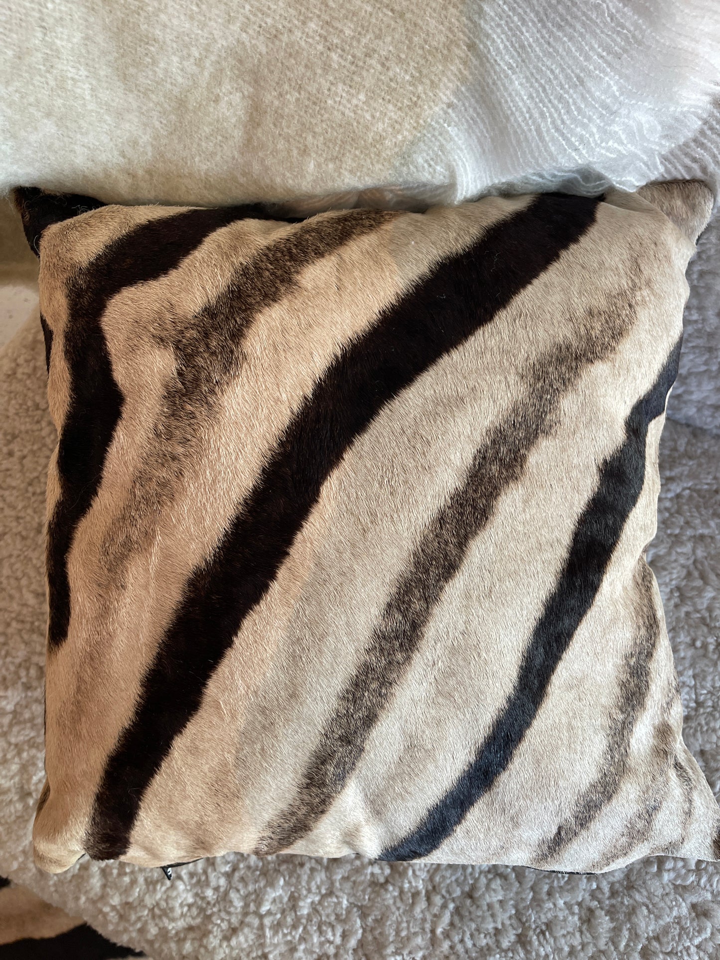 Kussen Zebrahuid