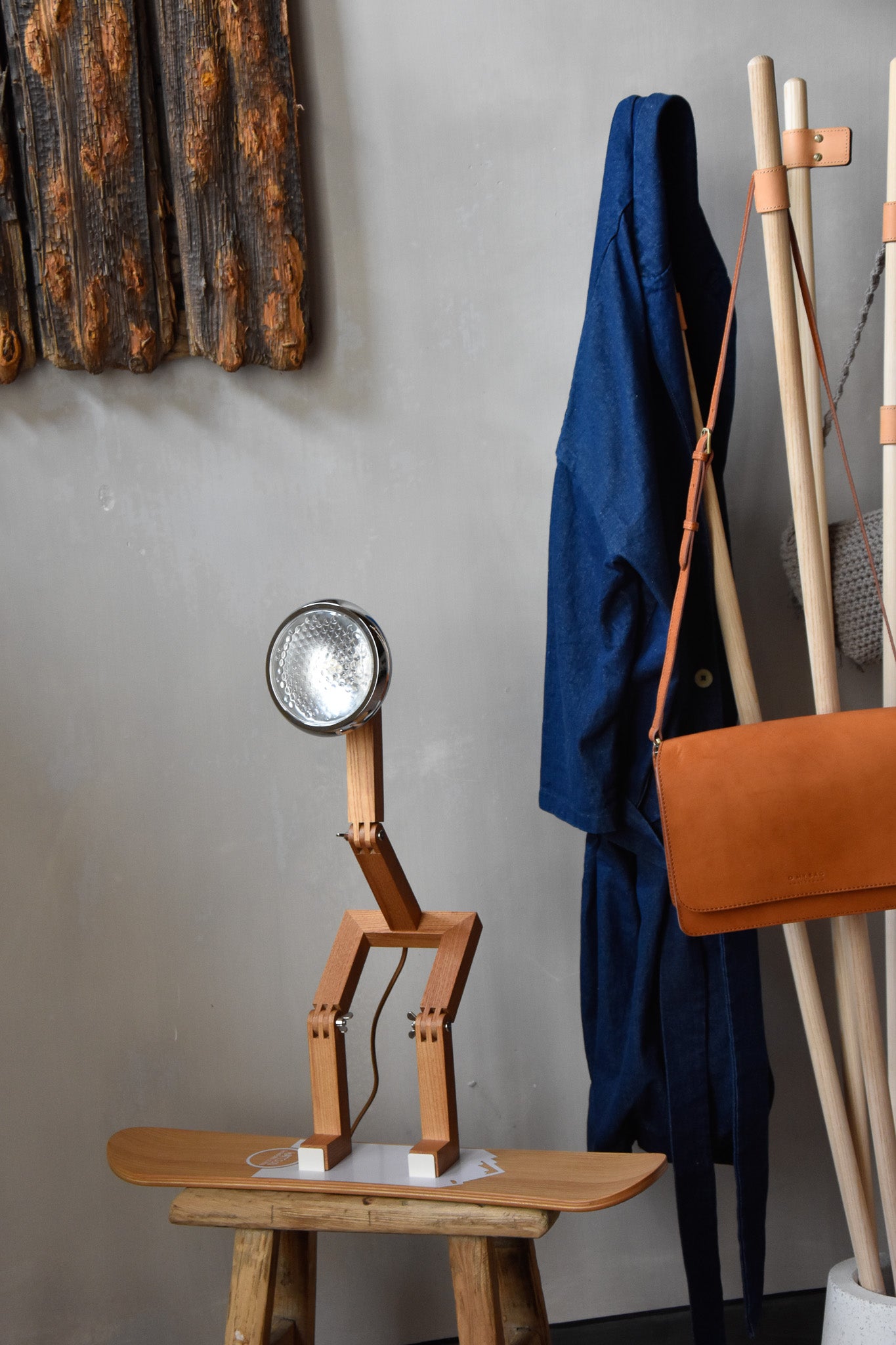 Snowboard tafelstandaard voor lamp
