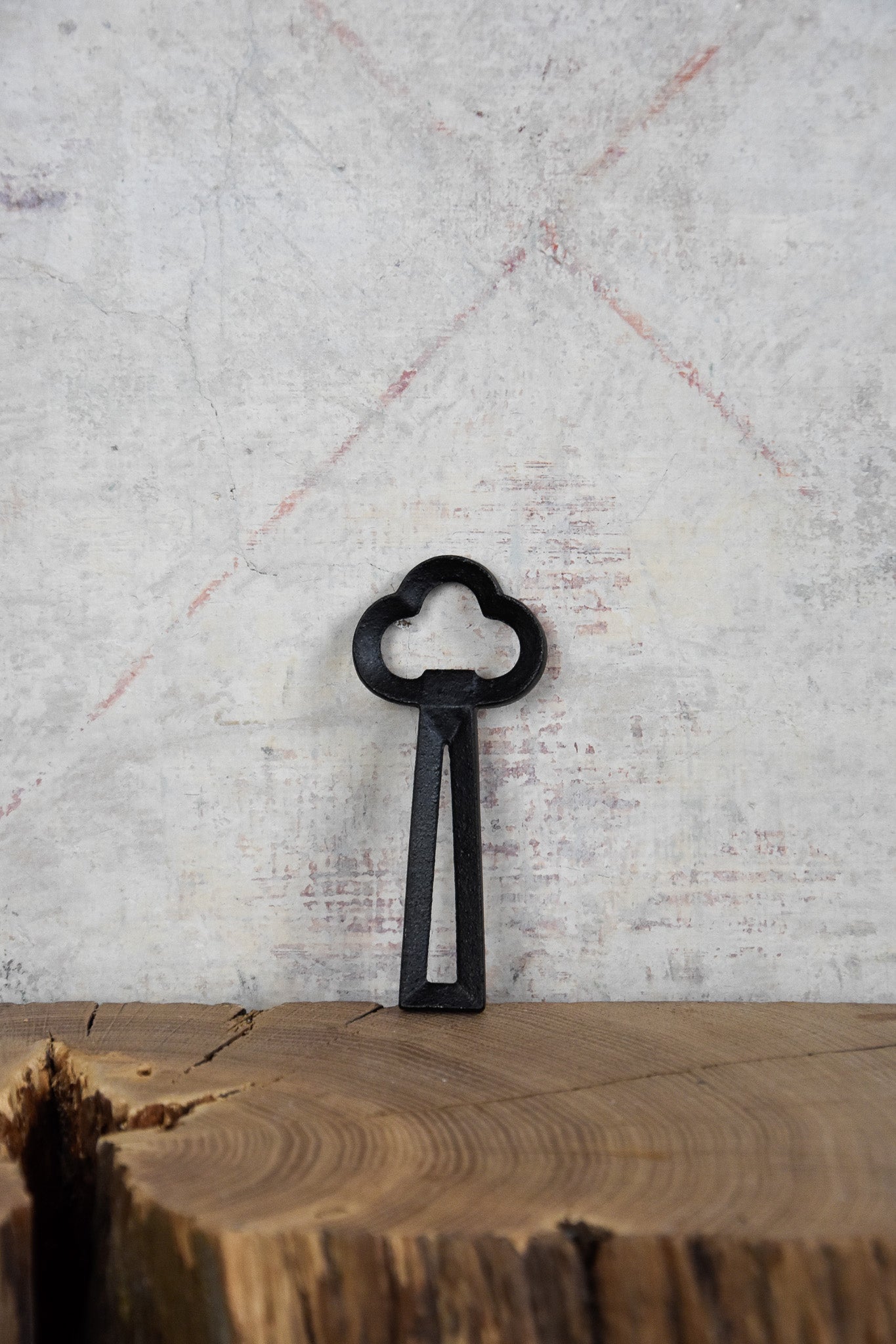 Flessenopener (clover) -zwart