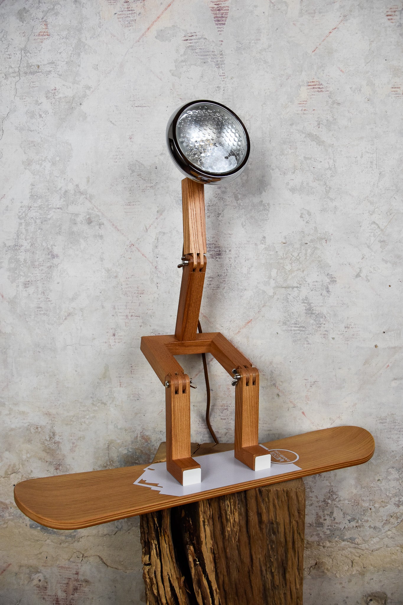 Snowboard tafelstandaard voor lamp