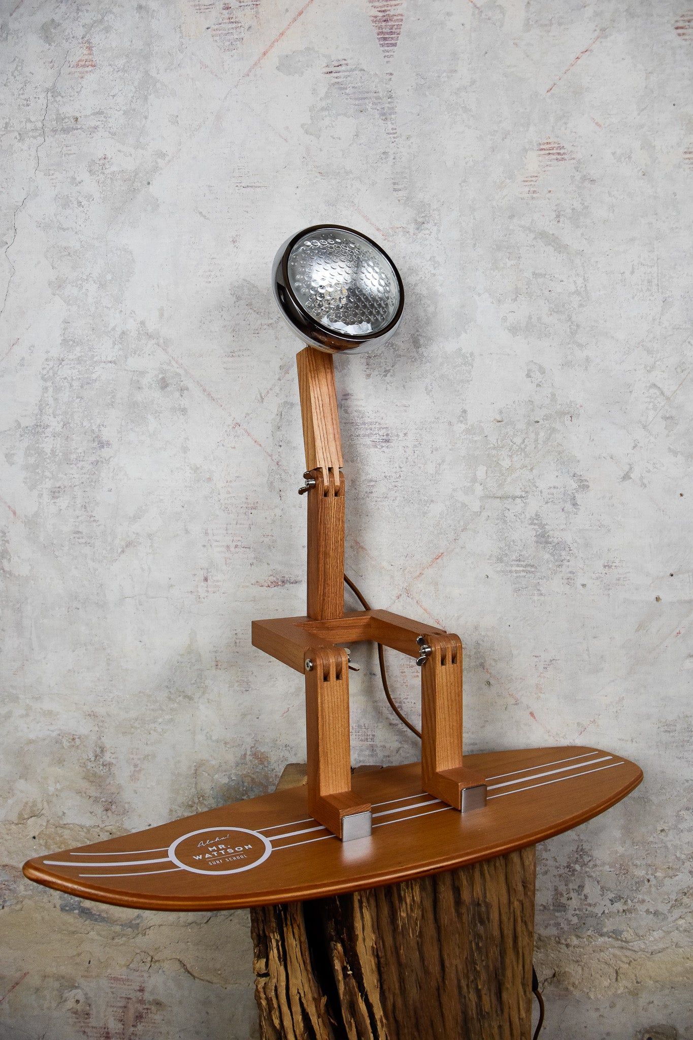 Surfbord tafelstandaard voor lamp