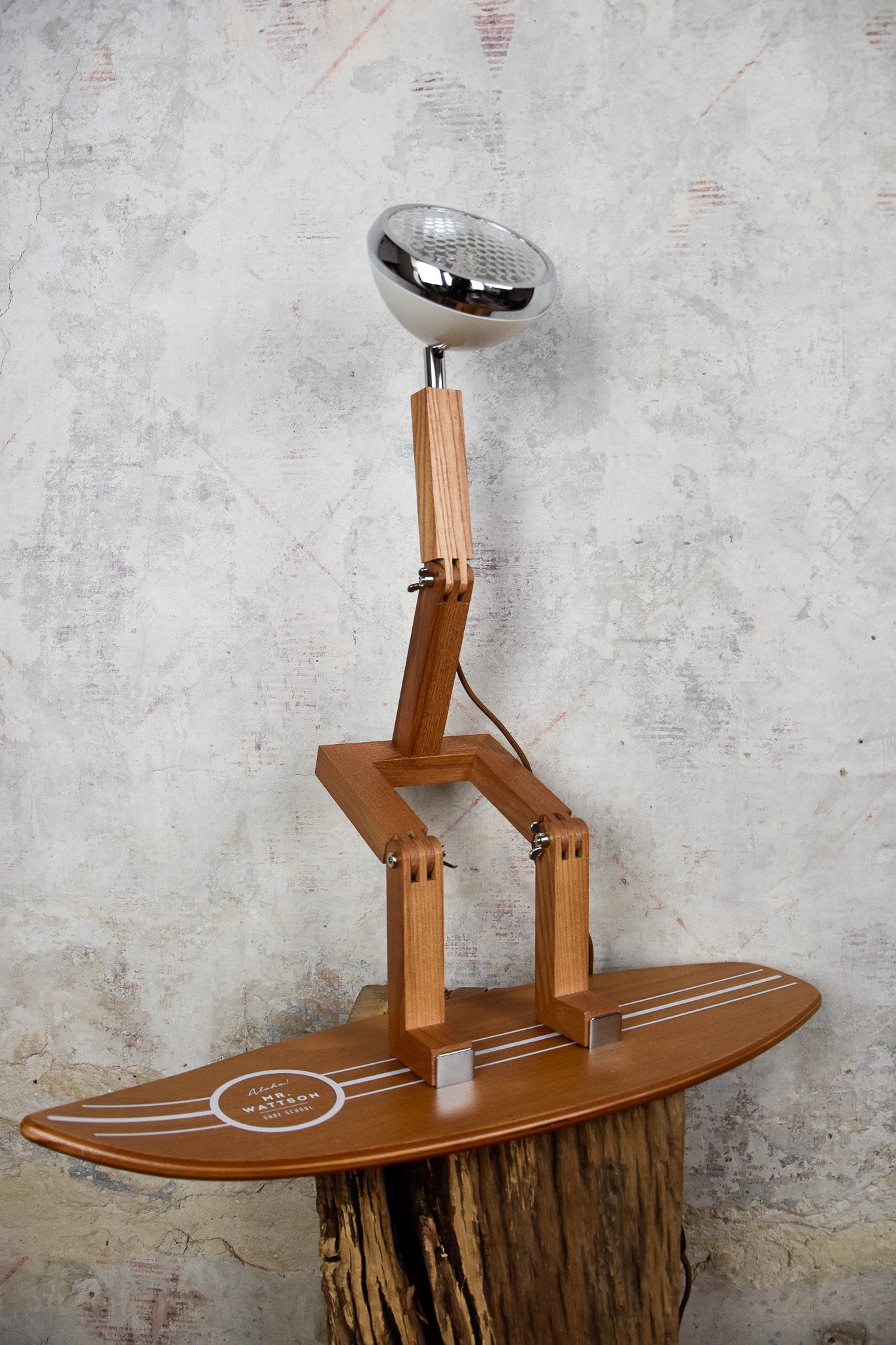 Surfbord tafelstandaard voor lamp