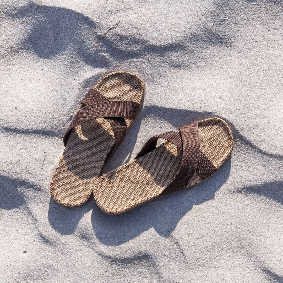 Slipper koffie bruin unisex