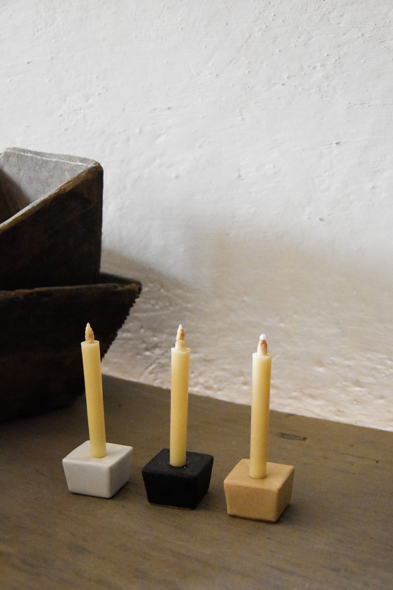 Rice Wax Candles Gift Box
