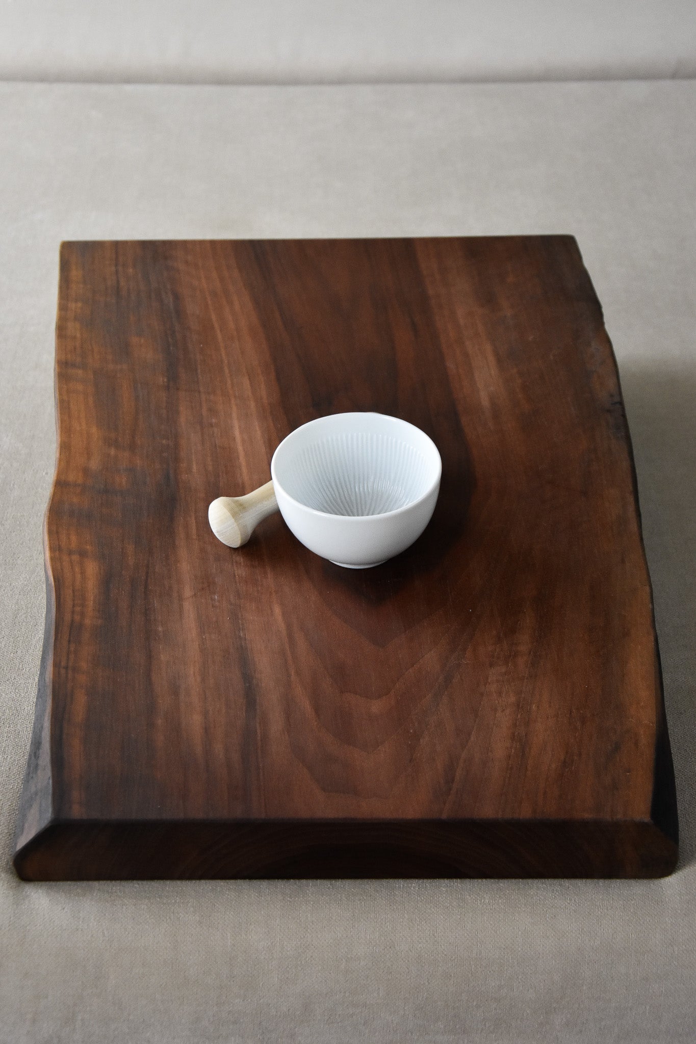 Vijzel met houten stamper