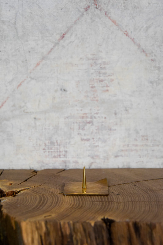 Brass Candle Stand (square)