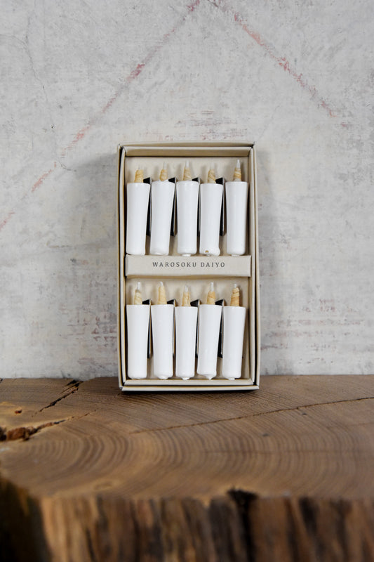 Rice Wax Candles (white)