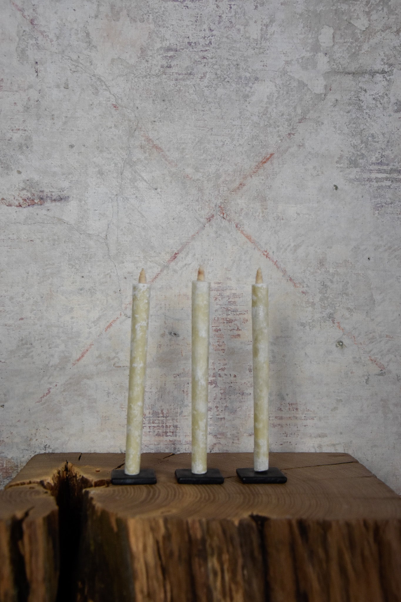 Sumakwas kaars wit nr.3 (4-pack)