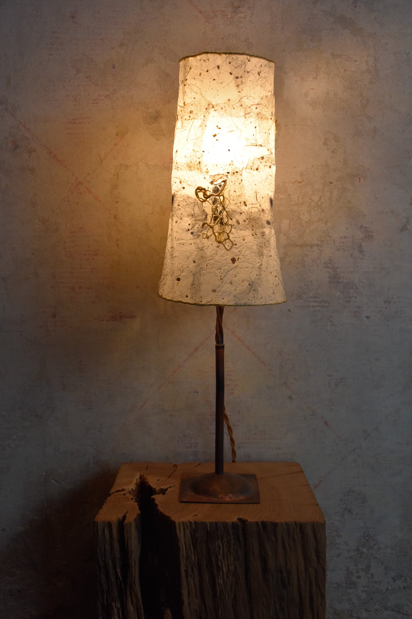 Lamp met voet