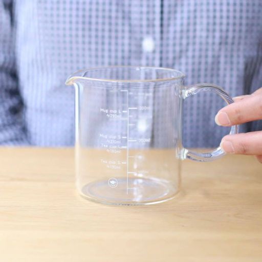 Glass measuring and cooling cup