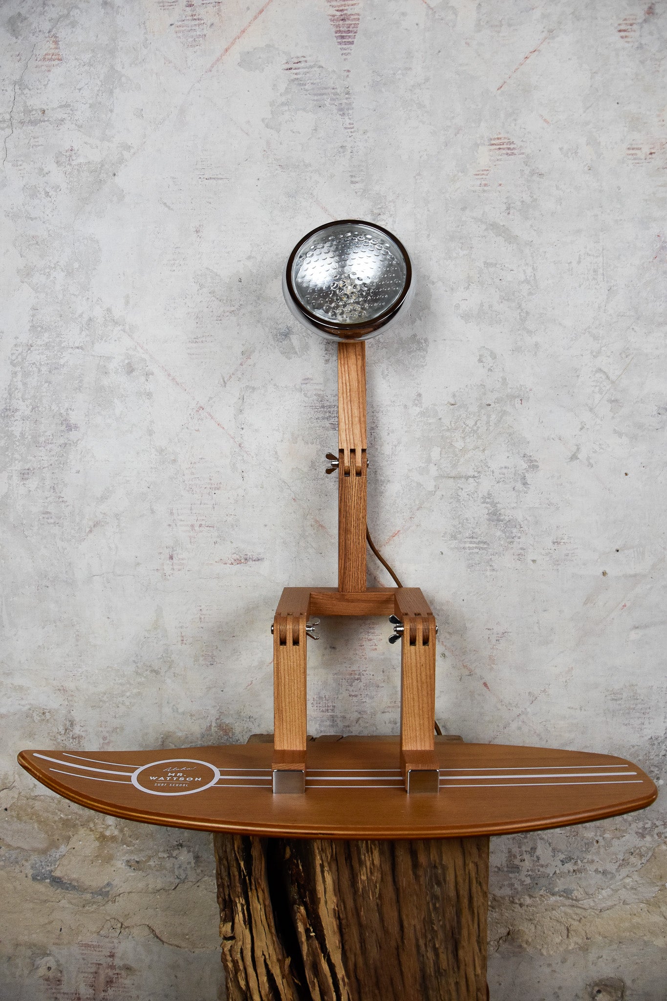 Surfbord tafelstandaard voor lamp