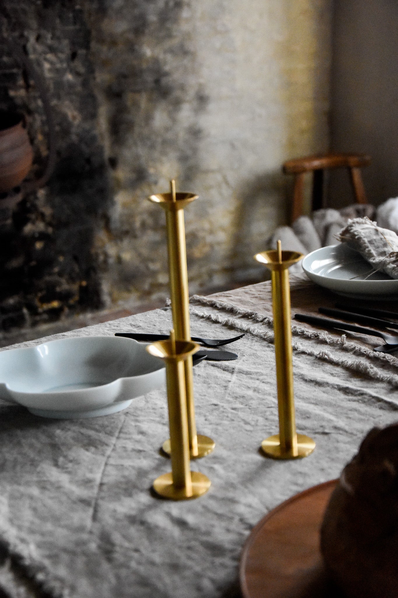 Brass Candle Holder ratio' 150