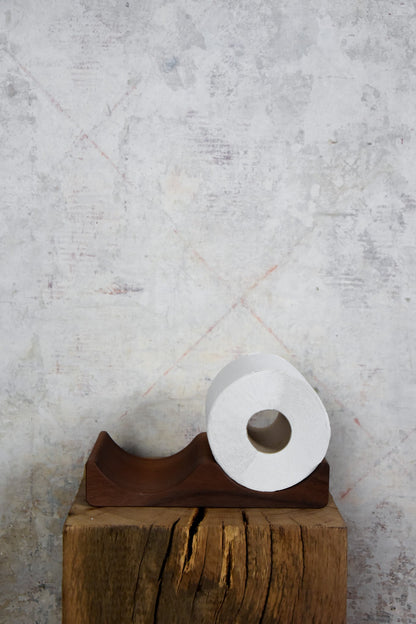 Toilet paper tray (Walnut)